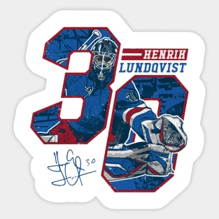 Henrik Lundqvist New York R Offset Sticker